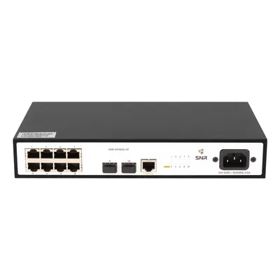 Коммутатор SNR SNR-S2982G-8T, L2, 8×1GbE, 2×SFP