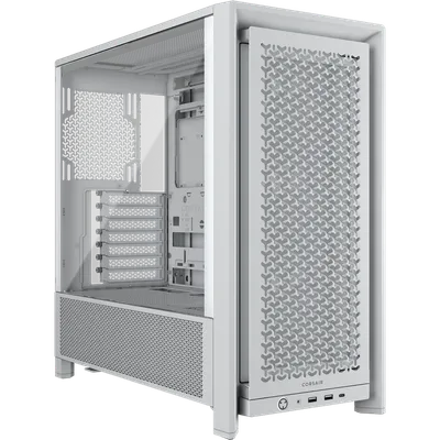 Корпус Corsair Frame 4000D RS CC-9011313-WW, Midi-Tower, TG, 3×120мм, белый