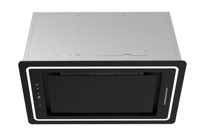 Встраиваемая вытяжка Kuppersberg/ KITCHEN RETAIL / Встраиваемая вытяжка Kuppersberg, 52 см, сенсорное управление, пульт, 3 скорости, 950 м3/ч, круговая LED подсветка, таймер, цвет черный