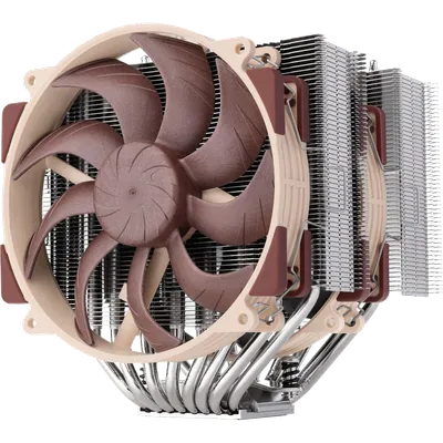 Кулер для процессора/ CPU Cooler Noctua NH-D15 G2 LBC (228W, 4-pin PWM, 168mm, Al/Cu, 8x6mm, 2x140mm, 91.5CFM, 24.8dBA, 1500RPM, S: 1851/1700/1200/115X, AM5/AM4, Beige/Brown)