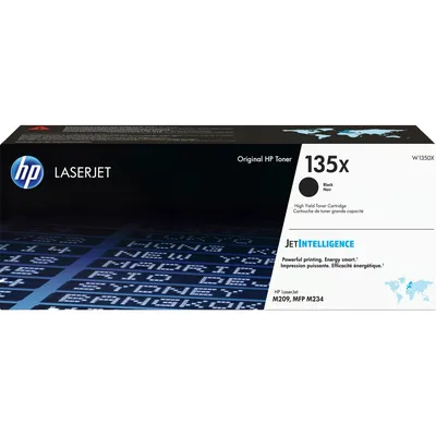 Картридж лазерный HP 135X W1350X черный бар.в компл. (2400стр.) для HP LaserJet M209dw M209, M234dwe M234