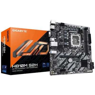 Материнская плата Gigabyte H810M S2H, LGA1851, Intel H810, DDR5, mATX