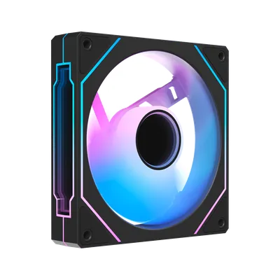 Кулер для корпуса/ Case Cooler Ocypus Gamma F12 BK ARGB REVERSE BLADE (120x120x25mm, 4-pin PWM, ARGB, 50CFM, 31dBA, 1600RPM, Black)