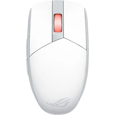 Мышь беспроводная ASUS P520 ROG STRIX IMPACT III белый, 36000 dpi, Bluetooth / USB, Bluetooth / радиоканал, кнопки - 5