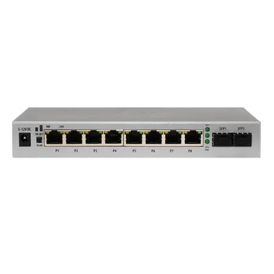 Коммутатор SNR SNR-S1908G-2S, неуправляемый, 8×1GbE, 2×SFP