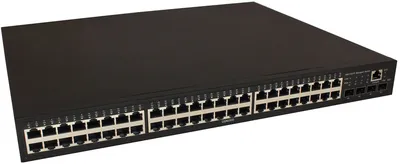 Коммутатор Gigabit Ethernet OSNOVO SW-74804/L Управляемый (L2+) коммутатор Gigabit Ethernet на 48 RJ45 + 4 x GE SFP порта. Порты: 48 x GE (10/100/1000Base-T) + 4 x GE SFP (1000Base-X), Консольный порт; Уровень управления L2 (Ful