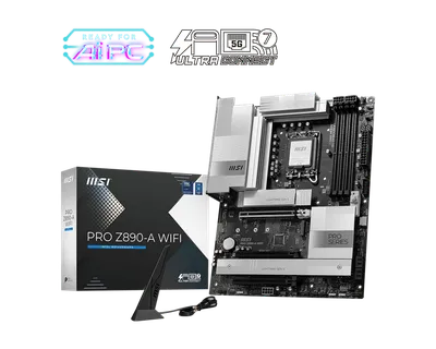 Материнская плата MSI - PRO Z890-A WIFI, ATX, Intel Z890, 1xLGA 1851, 4xDDR5 до 256ГБ, audio, Wi-Fi, Bluetooth, HDMI, 4xSATA, 4xUSB3.0, 3xUSB3.1, 1xUSB3.1 Type C, PRO Z890-A WIFI