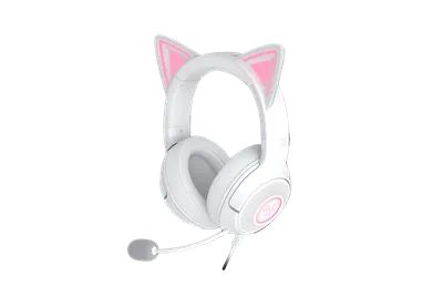 Гарнитура Razer RZ04-04730600-R3M1, Kraken Kitty V2, белая