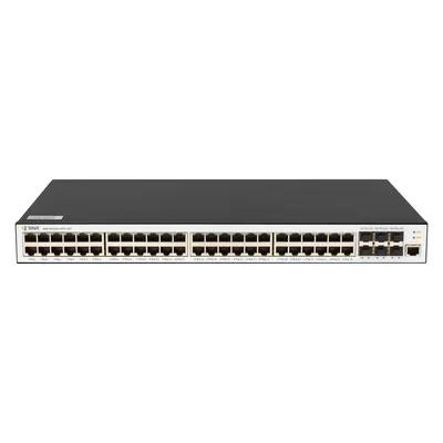 SNR SNR-S5310G-48TX-2AC Управляемый коммутатор уровня 2+, 48 портов 10/100/1000Base-T, 6 портов 1/10G SFP+, 2 встроенных БП ~220V AC