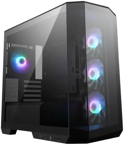 Корпус MSI MAG Pano M100R PZ , Micro-ATX, 1xUSB 3.2 Gen 1, 1xUSB 3.2 Gen2 Type-C, 4x120mm ARGB Fan, ARGB+PWM Control Board, TG (306-7G24R25-HH9)
