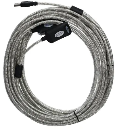 Кабель-адаптер/ Кабель-адаптер USB2.0-repeater, удлинительный активный <Am-->Af> 15м VCOM <VUS7049-15M>