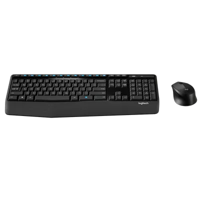 Комплект клавиатуры и мыши Logitech Wireless Combo MK345, 920-008534, 2.4GHz, USB-ресивер