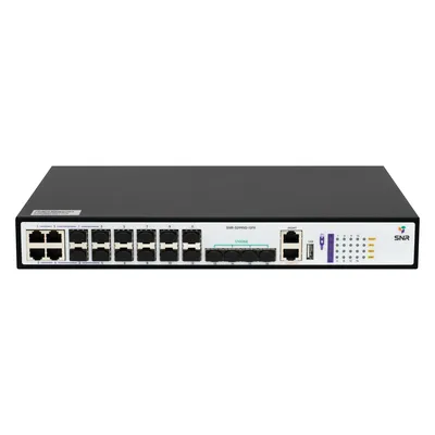 SNR SNR-S2995G-12FX-DC Управляемый коммутатор уровня 3, 8 портов 100/1000Base-X SFP, 4 порта Combo 10/100/1000Base-T|100/1000Base-X SFP, 4 порта 1/10G SFP+, встроенный БП ~220V AC, RPS 36-72V DC
