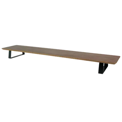 Подставка GEEK NOOK 202404202, под монитор, 116x9x23 см, орех