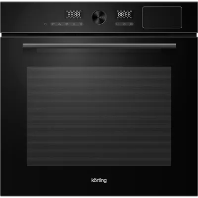 Духовой шкаф Korting OKB 1650 GN Steam, электрический, 72 л, с паром, сенсорное управление, черный
