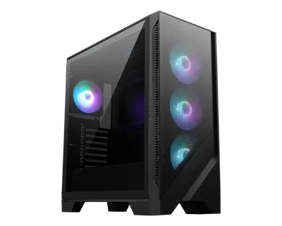 Корпус для ПК MSI MAG FORGE 321R AIRFLOW 2xUSB 3.2 Gen 1, 1xUSB 3.2 Gen2 Type-C, 4x120mm ARGB Fan, ESD ARGB Control Board, Tempered Glass Window, (306-7G23R41-HH9)