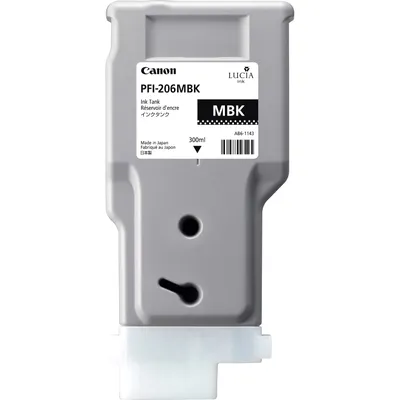 Картридж Canon 5302B001, PFI-206MBk, черный матовый, 300мл