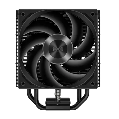 Кулер для процессора/ CPU Cooler PCCooler RZ400 V2 BK (230W, 4-pin PWM, 155mm, Al/Cu, 4x6mm, 1x120mm, 86.73CFM, 32dBA, 2200RPM, S: 1851/1700/1200/115X, AM5/AM4, black)