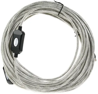 Кабель-адаптер/ Кабель-адаптер USB2.0-repeater, удлинительный активный <Am-->Af> 15м Aopen/Qust <ACU823-15M>