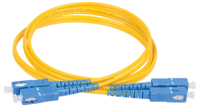 Патч-корд ITK FPC09-SCU-SCU-C2L-1M, SM (OS2), SC/UPC-SC/UPC, Duplex, LSZH, 1м