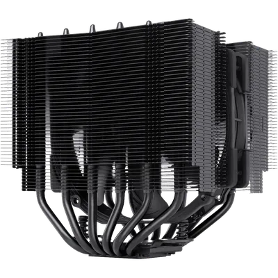 Кулер для процессора/ CPU Cooler Noctua NH-D15S chromax.black (167W, 4-pin PWM, 160mm, Al/Cu, 6x6mm, 1x150x140x25mm, 82.5CFM, 24.6dBA, 1500RPM, S: 1851/1700/1200/115X, AM5/AM4, Black)