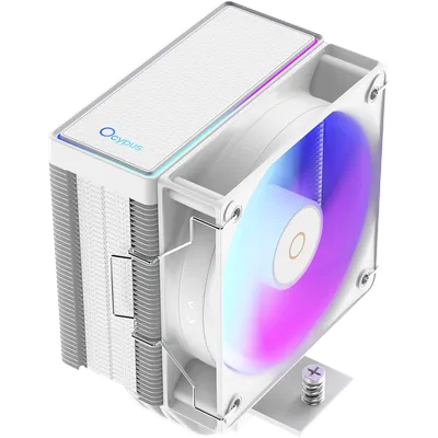 Кулер для процессора Ocypus Gamma A40 WH ARGB, 100mm ARGB FAN, Top ARGB Panel, 4 HEAT PIPES, 4-PIN PWM, 600-2400 RPM, 29DBA, HYDRO BEARING, LGA115X/1200/1700/18XX, AM4/AM5