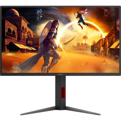 Монитор 24.5" AOC 25G4S  IPS, 1920x1080, 310Hz, 0,5ms, 400сd/m, 1000:1, HDR10 | 2xHDMI(2.0), DP(1.4) | HAS, Pivot, Swivel, InPSU, Vesa 100, Black/Red