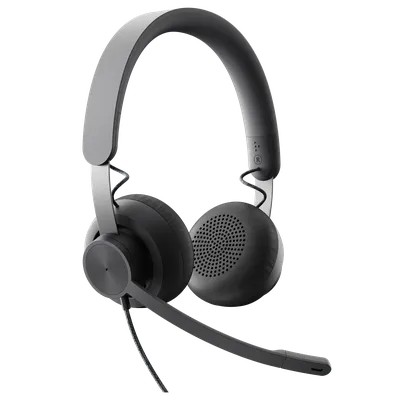 Гарнитура Logitech 981-000870, проводная, USB/USB-C, шумоподавление