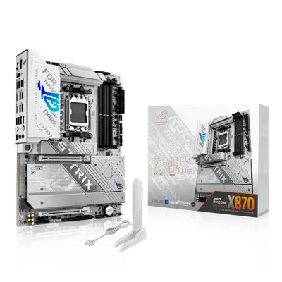 Материнская плата ASUS ROG STRIX X870-A GAMING WIFI, AM5, AMD X870, 4xDDR5, 4xSATA, 4xM.2, 1xPCIe 5.0 x16, 1xPCIe 4.0 x4, DisplayPort, HDMI, 1x2.5Gb LAN, USB Type-C, 2x3.5 мм, 7.1, ATX