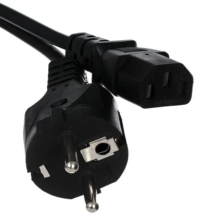 Кабель Telecom TP021-5.0-BK, CEE 7/7 – IEC C13, 5 м