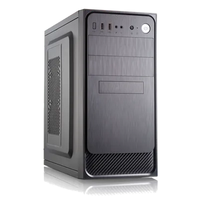Корпус для ПК FoxLine - FZ-053-U32, 1х2.5", 2х3.5", 1х3.5"ext, 2х5.25", 2xUSB3.0, Midi Tower, 450 Вт, цвет чёрный, FZ-053-SX450R-U32
