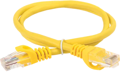 Патч-корд ITK PC05-C5EU-5M, кат.5e, U/UTP, RJ45, 5м, желтый