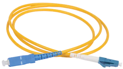 Патч-корд ITK FPC09-LCU-SCU-C1L-5M, SM OS2, LC/UPC-SC/UPC, simplex, 5м
