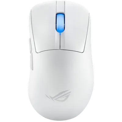 Мышь беспроводная/проводная ASUS ROG Keris II Ace белый, 42000 dpi, радиоканал, Bluetooth, USB, кнопки - 6