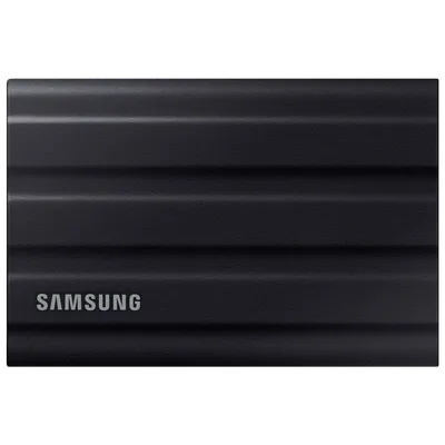 Внешние HDD и SSD/ Samsung External SSD T7 Shield, 1TB, Type C-to-C/A, USB 3.2 Gen2, R/W 1050/1000MB/s, IP65, 88x59x13mm, 98g, Black (12 мес.)
