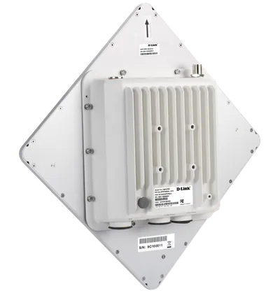 D-Link DAP-3860/ENA PROJ Внешняя беспроводная точка доступа/мост (802.11a), 5ГГц, 100Base-TX PoE, -30..70°C, съемная антенна. Беспроводная внешняя точка доступа разработана для передачи данных на дальние расстояния в местах, где невозможно создать проводную инфраструктуру. Встроенный сетевой процессор Intel® IXP обеспечивает надежную и эффективную по стоимости передачу информации по беспроводной сети. При работе в зоне прямой видимости беспроводная точка доступа обеспечивает передачу данных на расстояния до 40 км. DAP-3760/3860 является идеальным решением для использования в транспортной сети (backhaul), благодаря использованию протокола TDMA на уровне МАС стандарта 802.11.