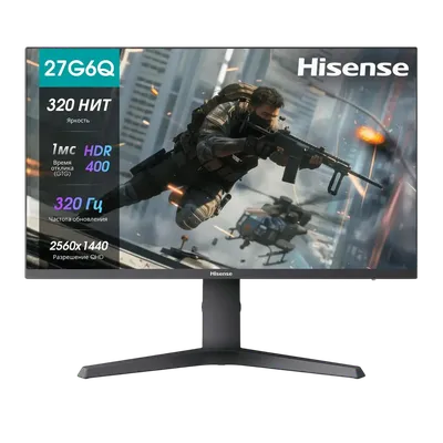Монитор Hisense 27G6Q PRO, 27", IPS, QHD, 320Hz