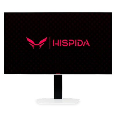 Монитор 27" NERPA HISPIDA GI27Q28HE OLED 2560x1440, 280 Гц, 0.03 мс, 16:9, 250 кд/м², 2xHDMI 2.1, 2xDP 1.4, 3.5 Jack, FreeSync, Low Blue Light, VESA 100x100, черный/белый