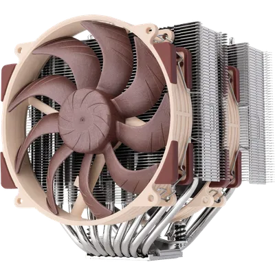 Кулер для процессора/ CPU Cooler Noctua NH-D15 G2 (228W, 4-pin PWM, 168mm, Al/Cu, 8x6mm, 2x140mm, 91.5CFM, 24.8dBA, 1500RPM, S: 1851/1700/1200/115X, AM5/AM4, Beige/Brown)