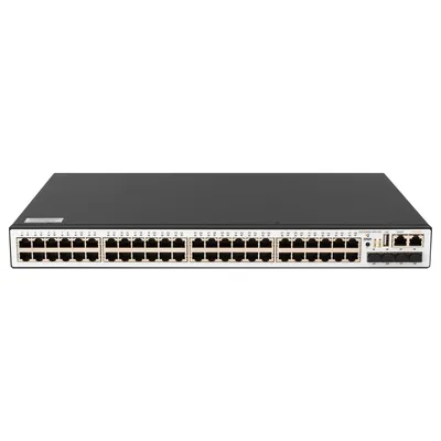 SNR SNR-S2989G-48TX-POE Управляемый PoE коммутатор уровня 2+, 48 портов 10/100/1000Base-T, 4 порта 1/10G SFP+, бюджет PoE 740 Вт, VSF HA, встроенный БП ~220V AC
