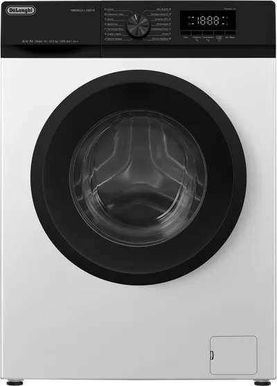 Стиральная машина Delonghi, загрузка 10 кг, инвертор, цвет белый
