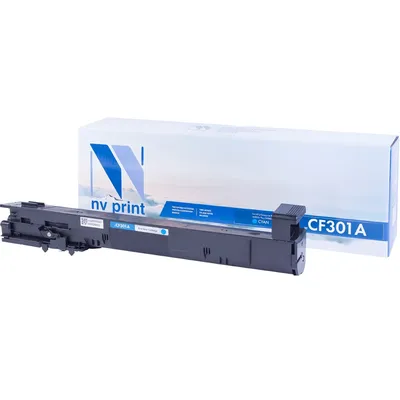 Картридж NV Print NV-CF301AC, Cyan, для HP LaserJet M880z