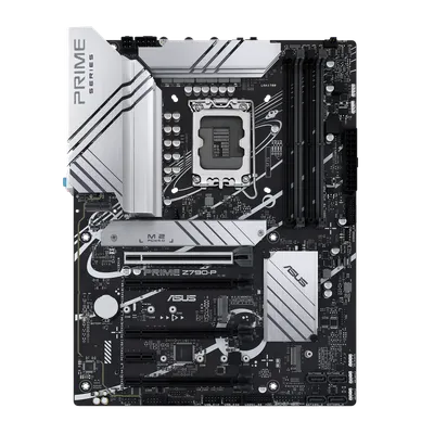 ASUS PRIME Z790-P (Socket 1700, ATX, 4xDDR5(192GB), DP/HDMI, 1xPCIe 5.0x16/3xPCIe 4.0x16/1xPCIe 3.0, 1xLAN (2.5GbE), 4xSATA 6Gb/s, 3xM.2, 1xM.2 E key, 1xType-C, 3xUSB 3.2, 4xUSB 2.0, 1xPS/2)