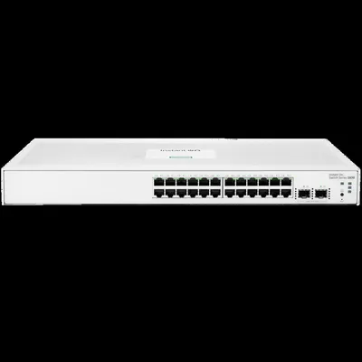 Коммутатор Настраиваемый (Smart) HPE - Instant On 1830 24G 2SFP, Layer 2, 24-1GbE, 2-SFP, ROM-256MB, RAM-512MB, SNMP, Web, в стойку, серый, JL812A