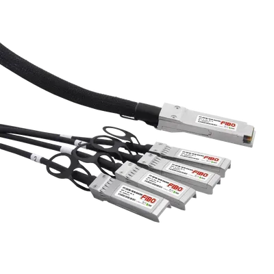 FT-Q40-4S10-DAC5m FIBO  Кабель/ FIBO  QSFP+ to 4SFP+ DAC модуль, медный кабель Belden,  5  метров