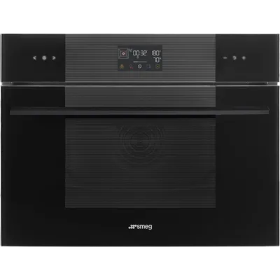 Духовой шкаф SMEG SO4102S3B3, электрический, 45 см, с паром, 41 л, черный