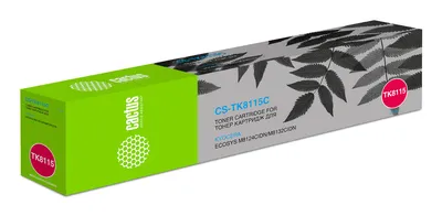 Картридж лазерный CACTUS CS-TK8115C синий ((6000стр.) для Kyocera Mita Ecosys M8124cidn/M8130cidn) (CS-TK8115C)