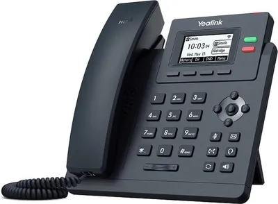 IP-телефон Yealink SIP-T31W, 2 аккаунта, Wi-Fi, PoE
