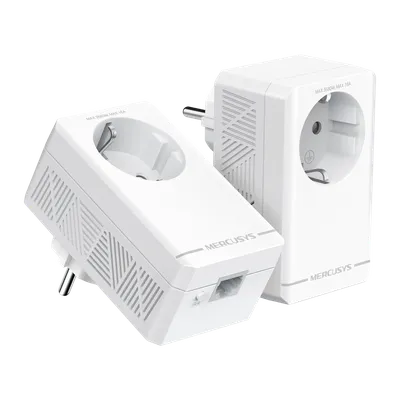 Комплект Powerline Mercusys MP500P KIT, AV1000, 2 адаптера, 1×GbE