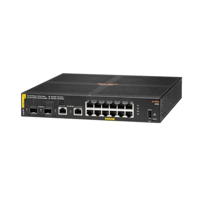 Коммутатор Управляемый HPE - 6100 12G PoE 2G/2SFP+, Layer 2, 12-PoE, 14-1GbE, 2-SFP+, ROM-16384MB, RAM-4096MB, SNMP, Web, CLI, в стойку, серый, JL679A